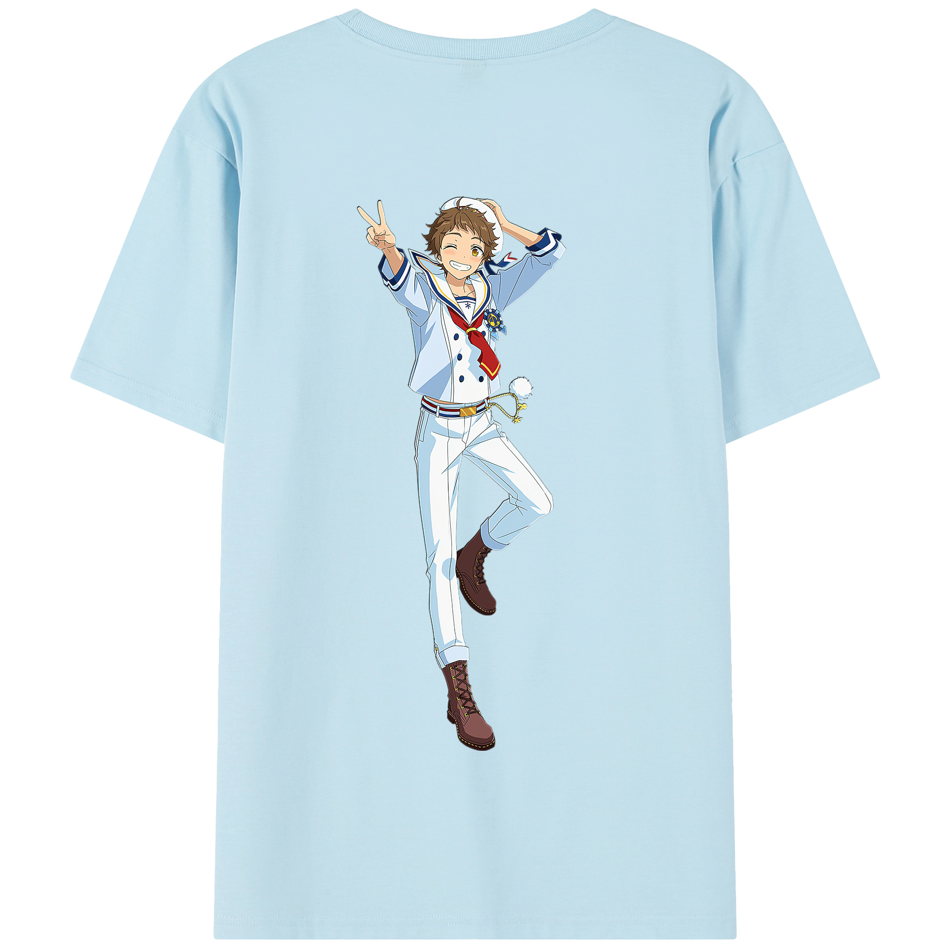 （画像用） あんさんぶるスターズ! Ensemble Stars 綿100％半袖Tシャツ（背面プリント）
